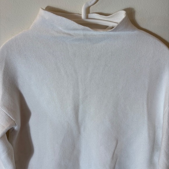 Eileen Fisher Organic‎ Cotton Mockneck Sweater Size Petite Small - Picture 2 of 7